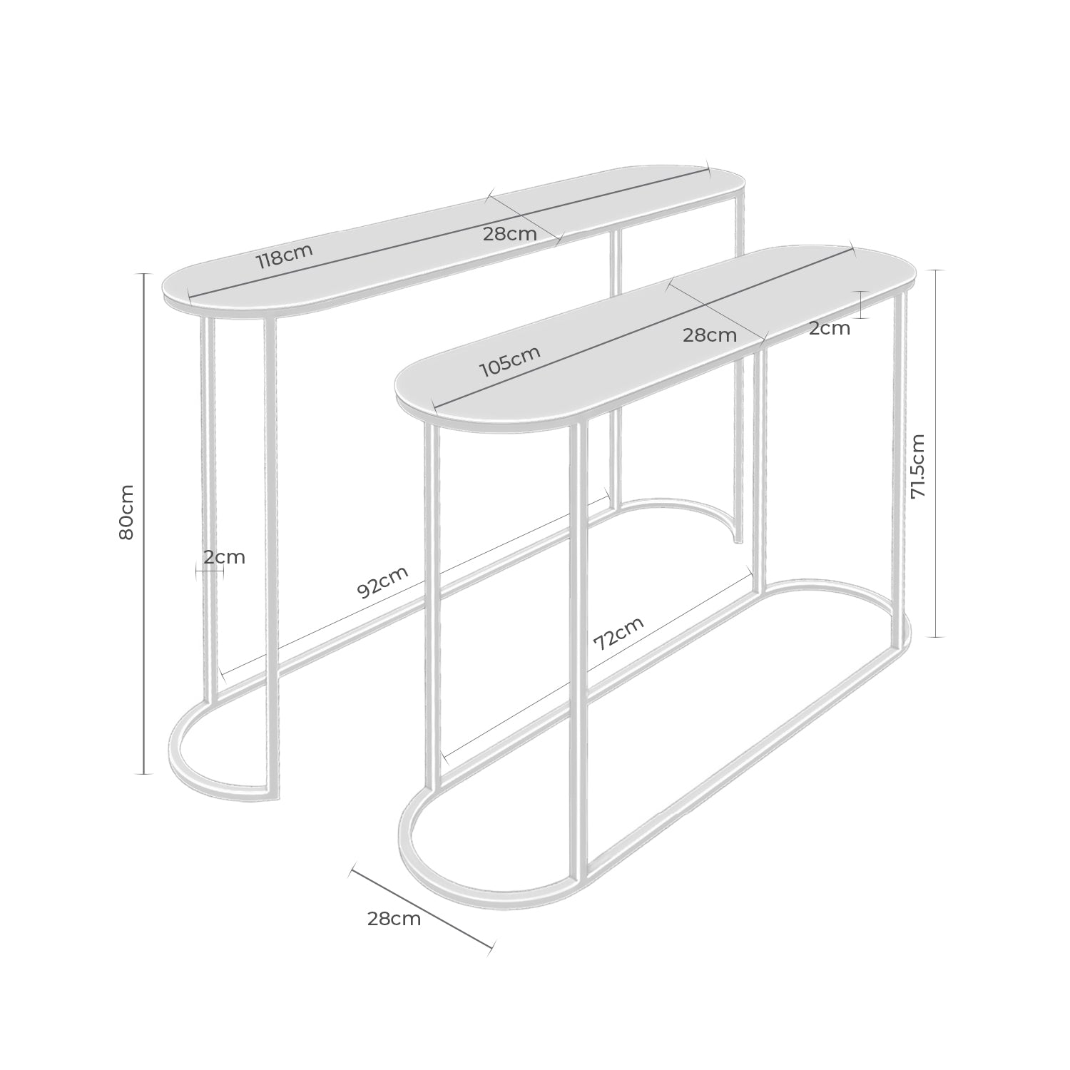 Conjunto de Consolas Aiza