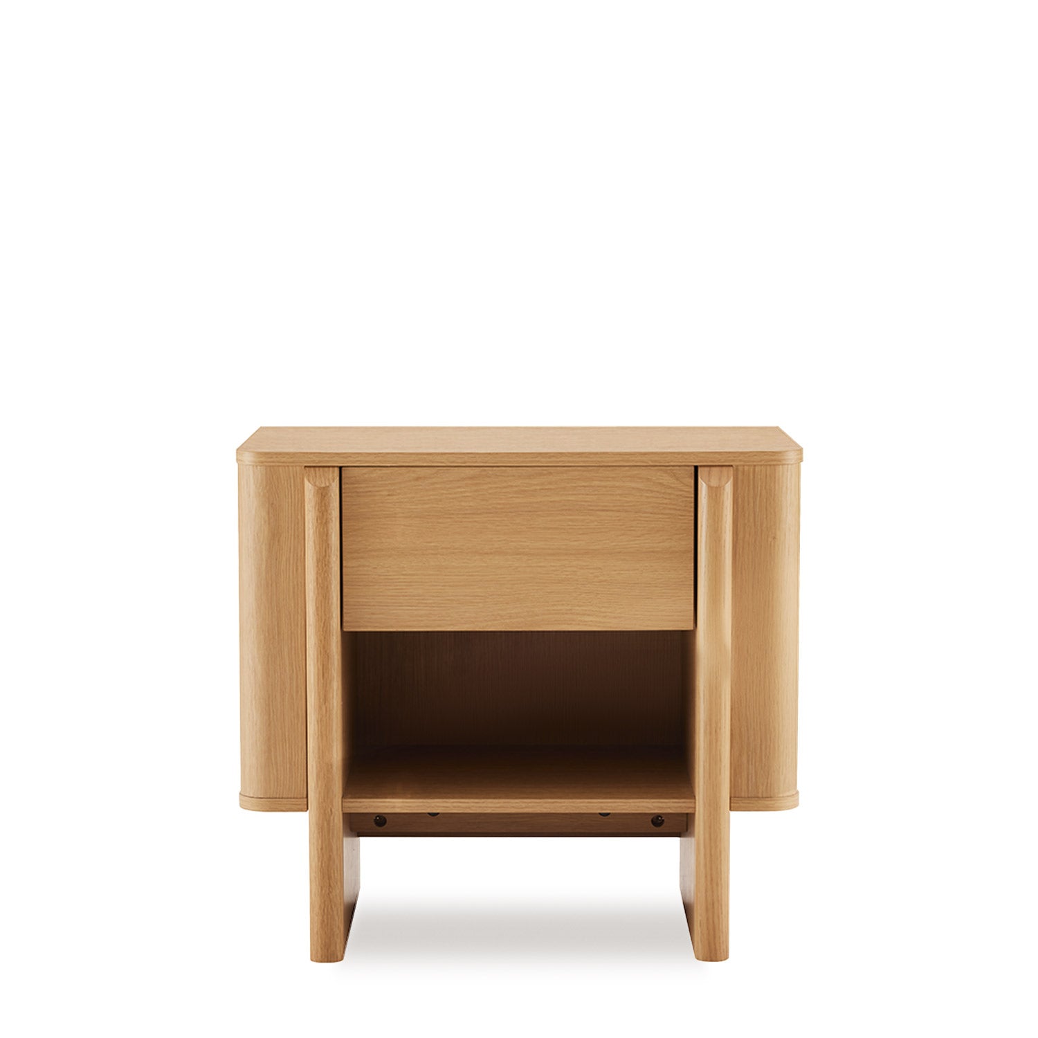 Mesa de Cabeceira Sydney em Carvalho com 1 Gaveta