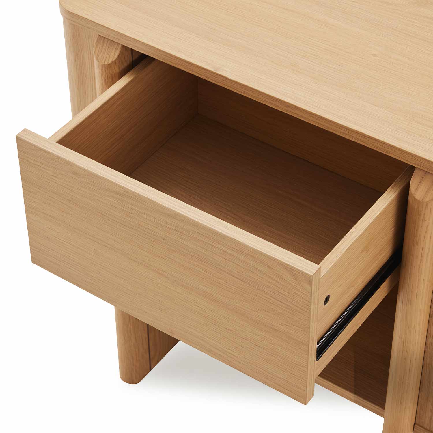 Mesa de Cabeceira Sydney em Carvalho com 1 Gaveta