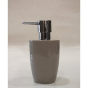 Doseador de Sabonete Cinza e Cromado