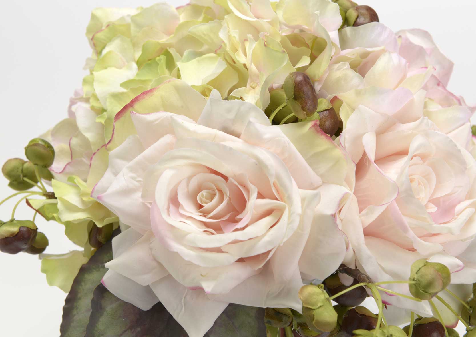 HORTÊNSIA ALTONA 47 CM VERDE/ROSA