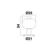 Candeeiro de Mesa Angelo em Travertino