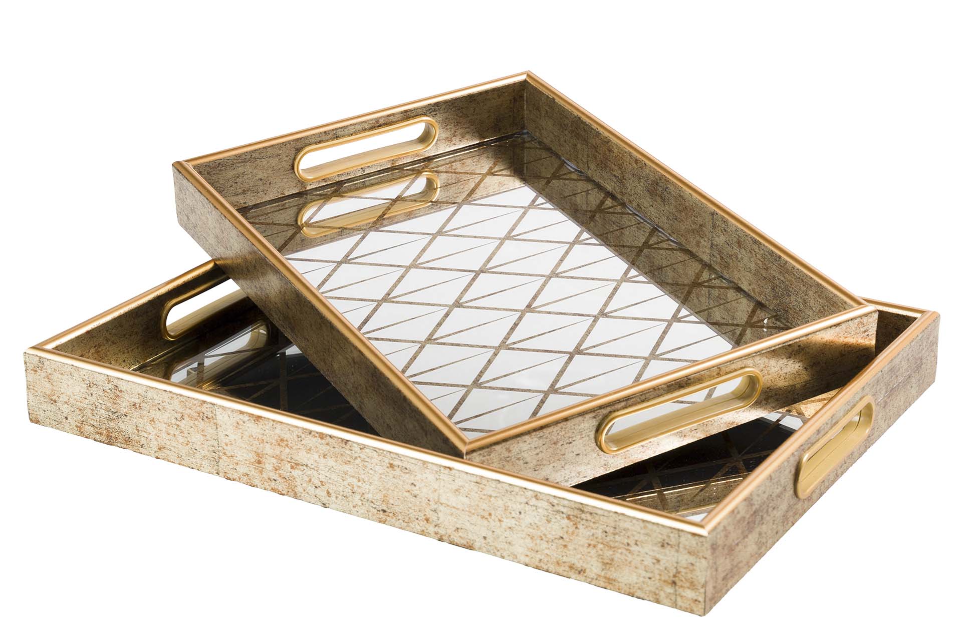 Tabuleiro Decorativo Dourado