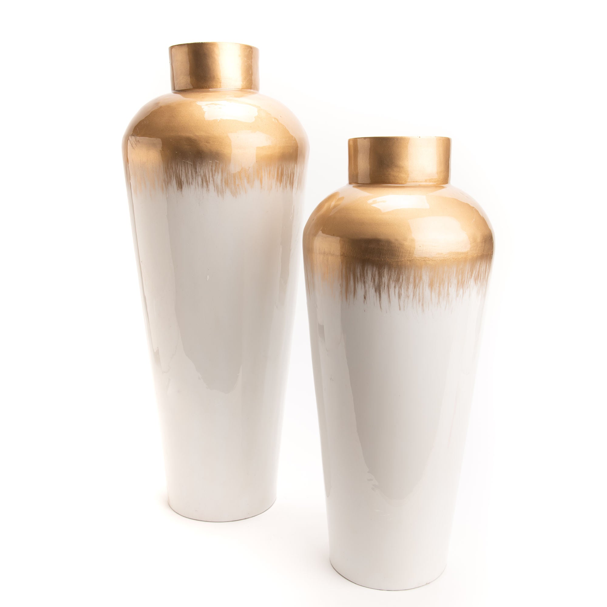 Jarra em Metal com Degradê Dourado