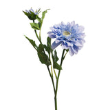 Flor Artificial Dália Azul