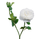Flor Artificial Rosa Branca