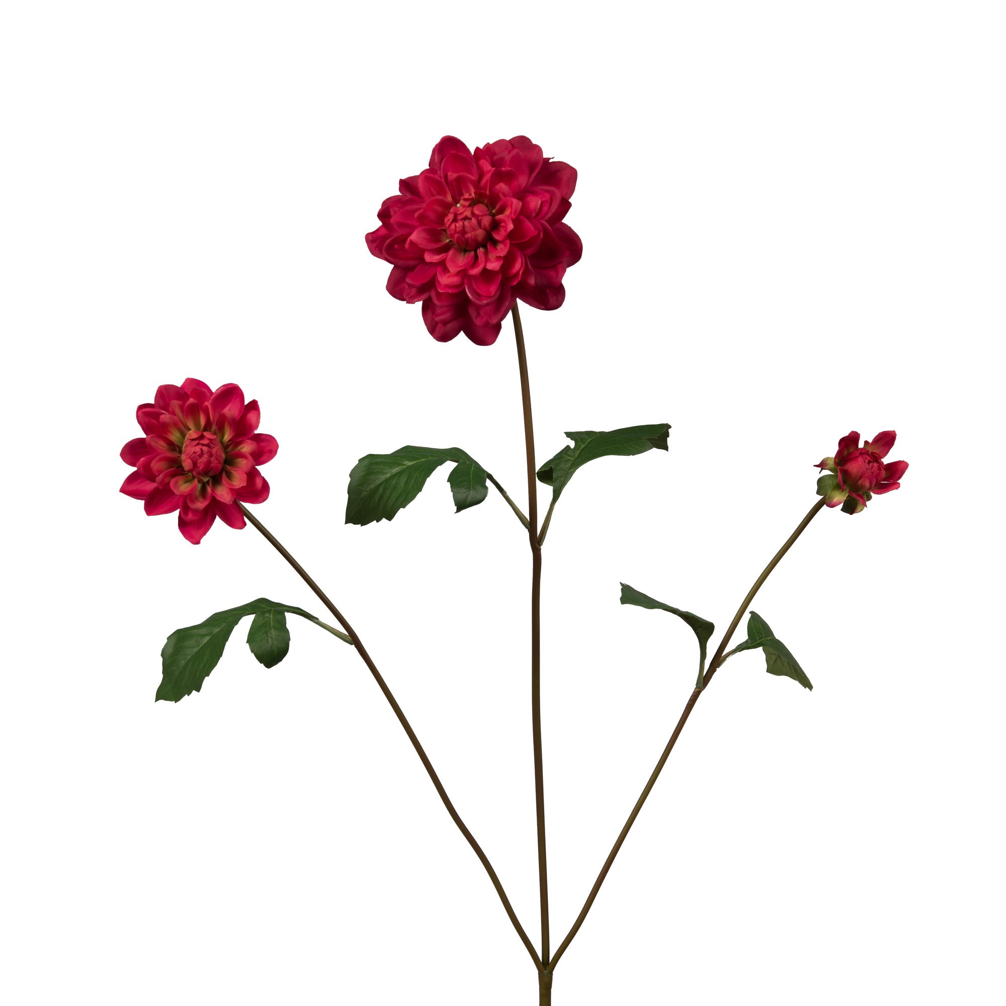 Flor Artificial Dália Rosa