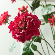 Flor Artificial Dália Rosa