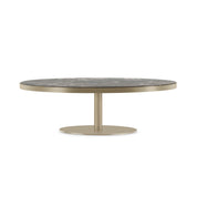 MESA DE CENTRO PRETA EM PORCELANA