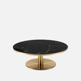 MESA DE CENTRO PRETA EM PORCELANA