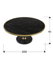 Mesa de Centro Dekala / Mármore Preto