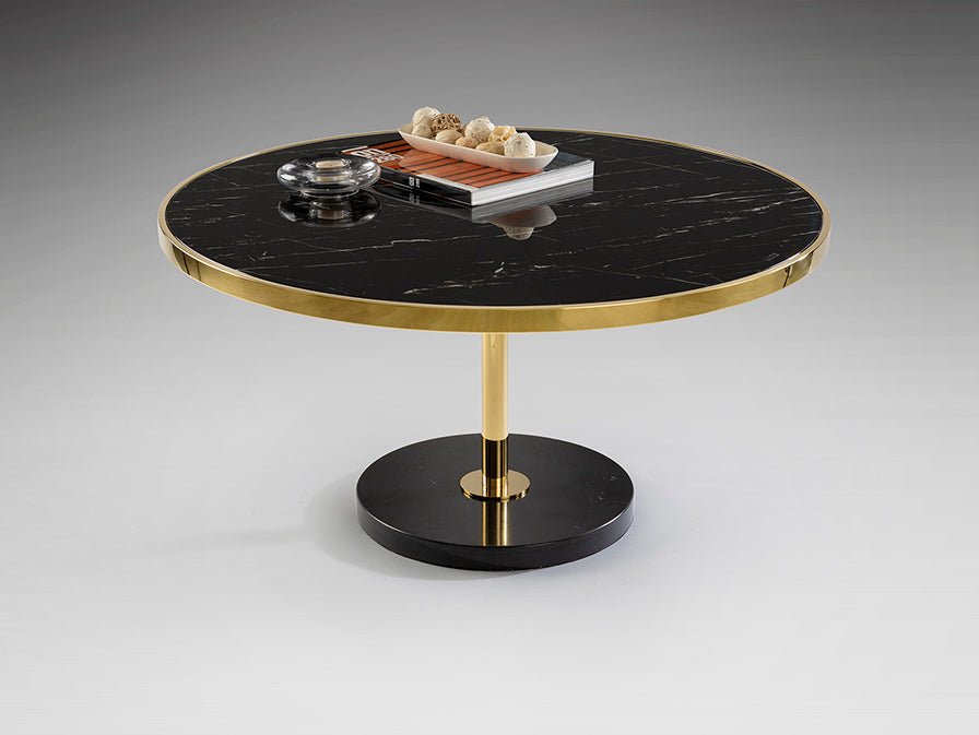 Mesa de Centro Dekala / Mármore Preto