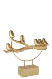 Escultura de Galha com Pássaros