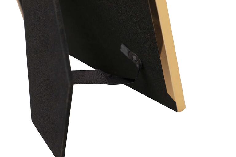 Moldura Branca com Detalhe Dourado 15x20
