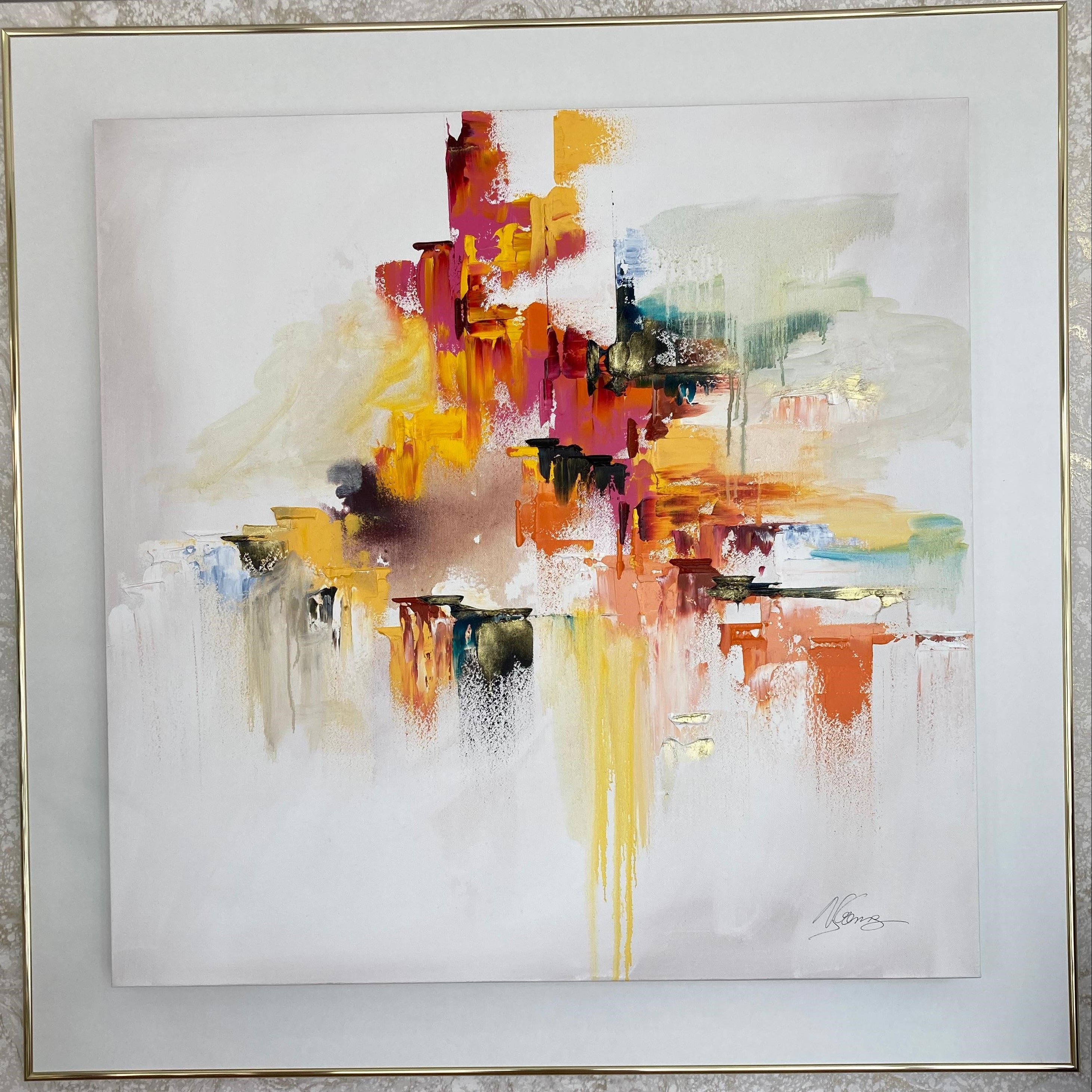 Quadro Abstrato 100x100cm
