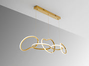 Suspensão Nexo com Argolas Douradas