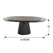 Mesa de comedor redonda Samara