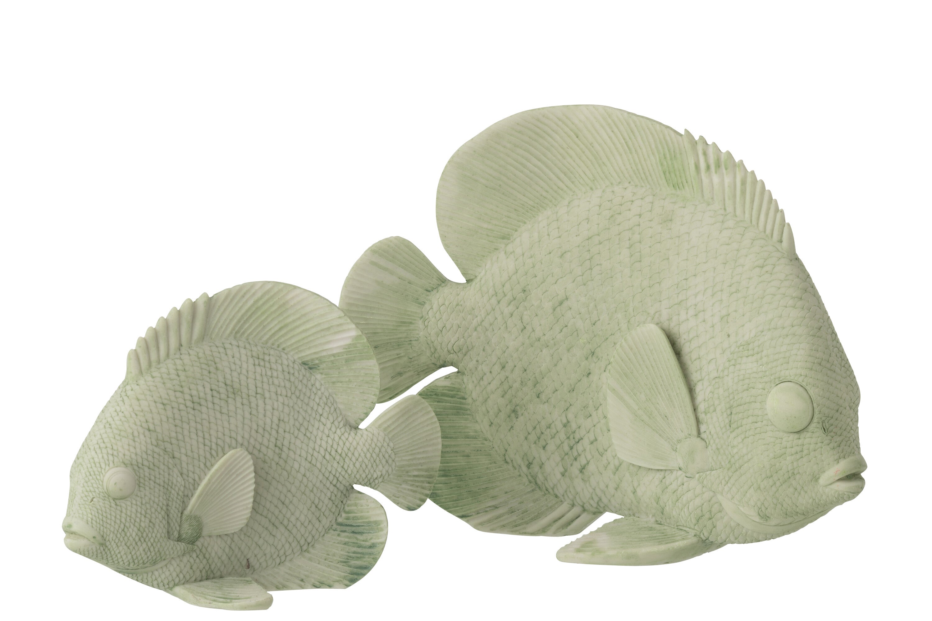 Escultura Peixe em Verde Menta