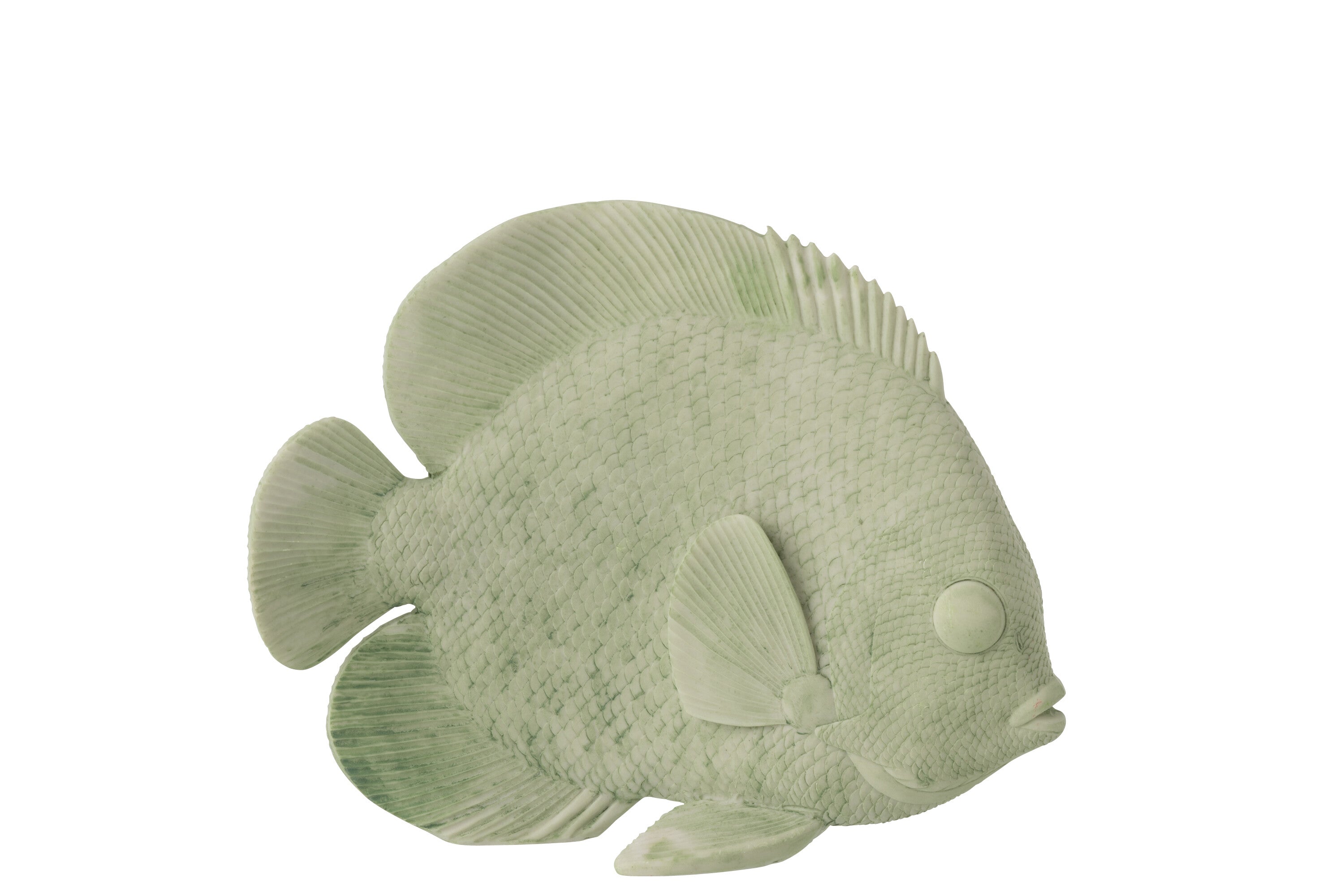 Escultura Peixe em Verde Menta