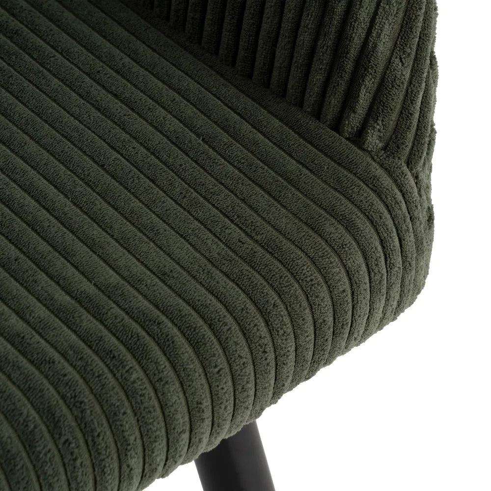 Cadeira Verde com Pés de Metal
