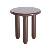 Mesa de Apoio em Lacado Bordeaux