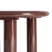Mesa de Apoio em Lacado Bordeaux