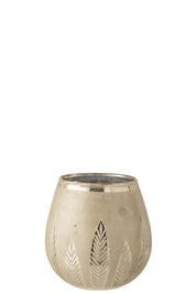 Porta-Velas em Dourado