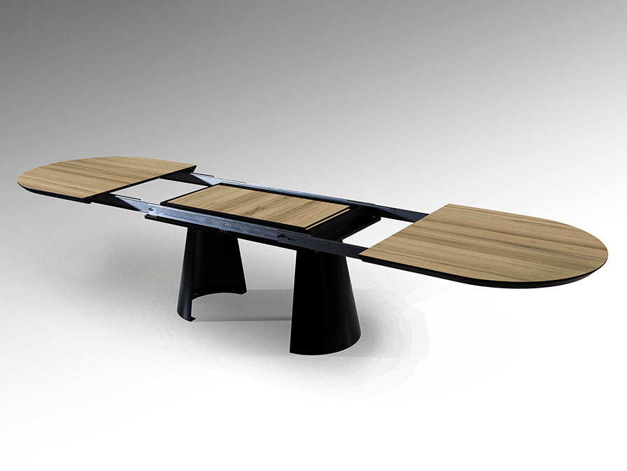 Mesa de comedor extensible Capri / Madera