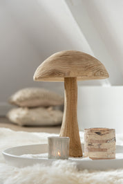 Small Wooden Mushroom