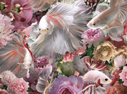 Quadro com Ilustração de Peixes