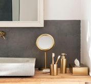 Copo Porta-Escovas Dourado