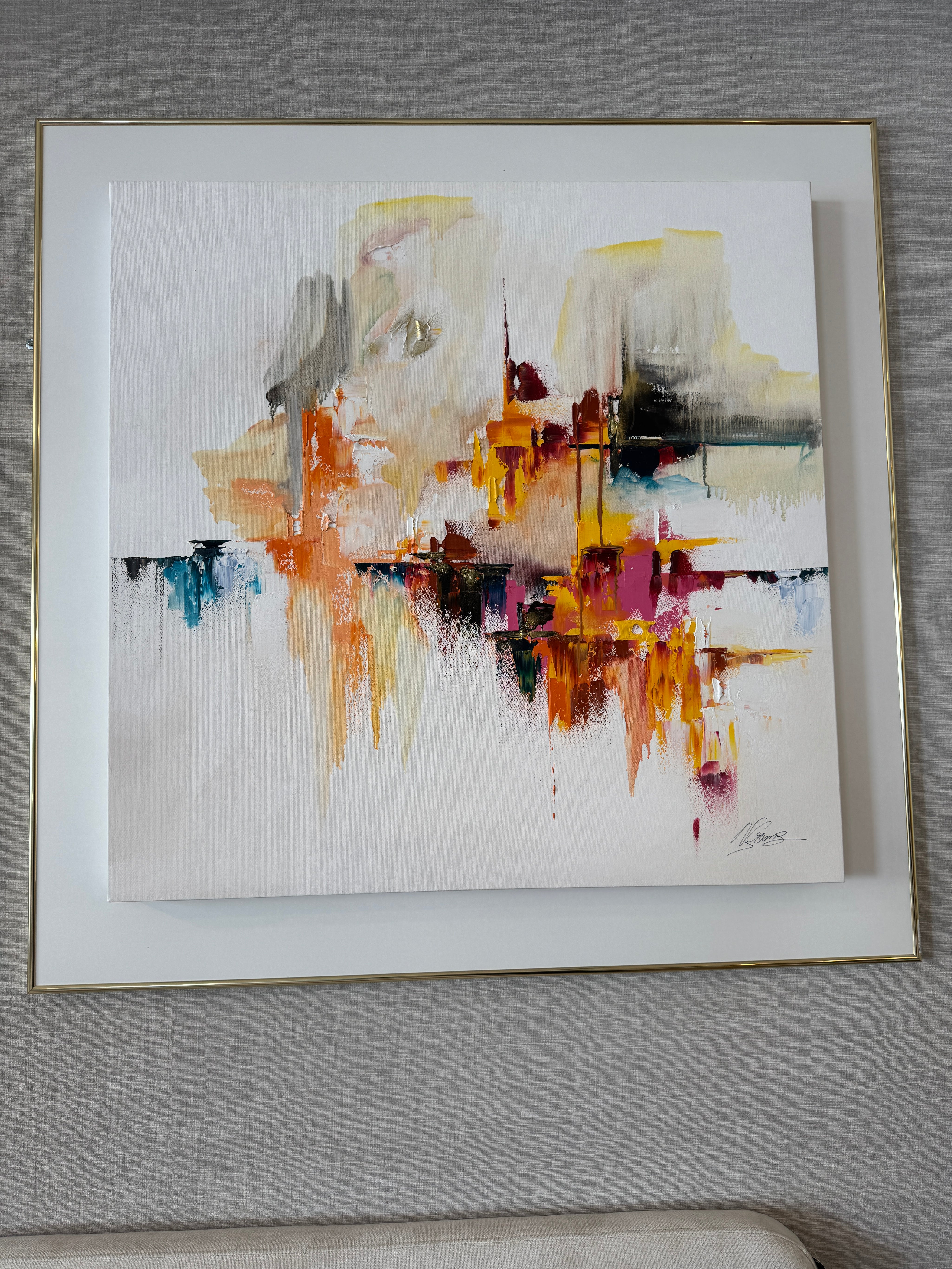 Quadro Abstrato 100x100cm