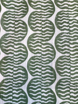 Cojín con estampado de rayas de balsa