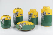 Pote de Cerâmica com Zebra