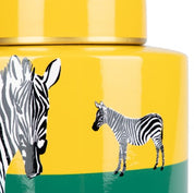 Pote de Cerâmica com Zebra