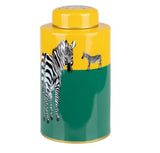 Pote de Cerâmica com Zebra
