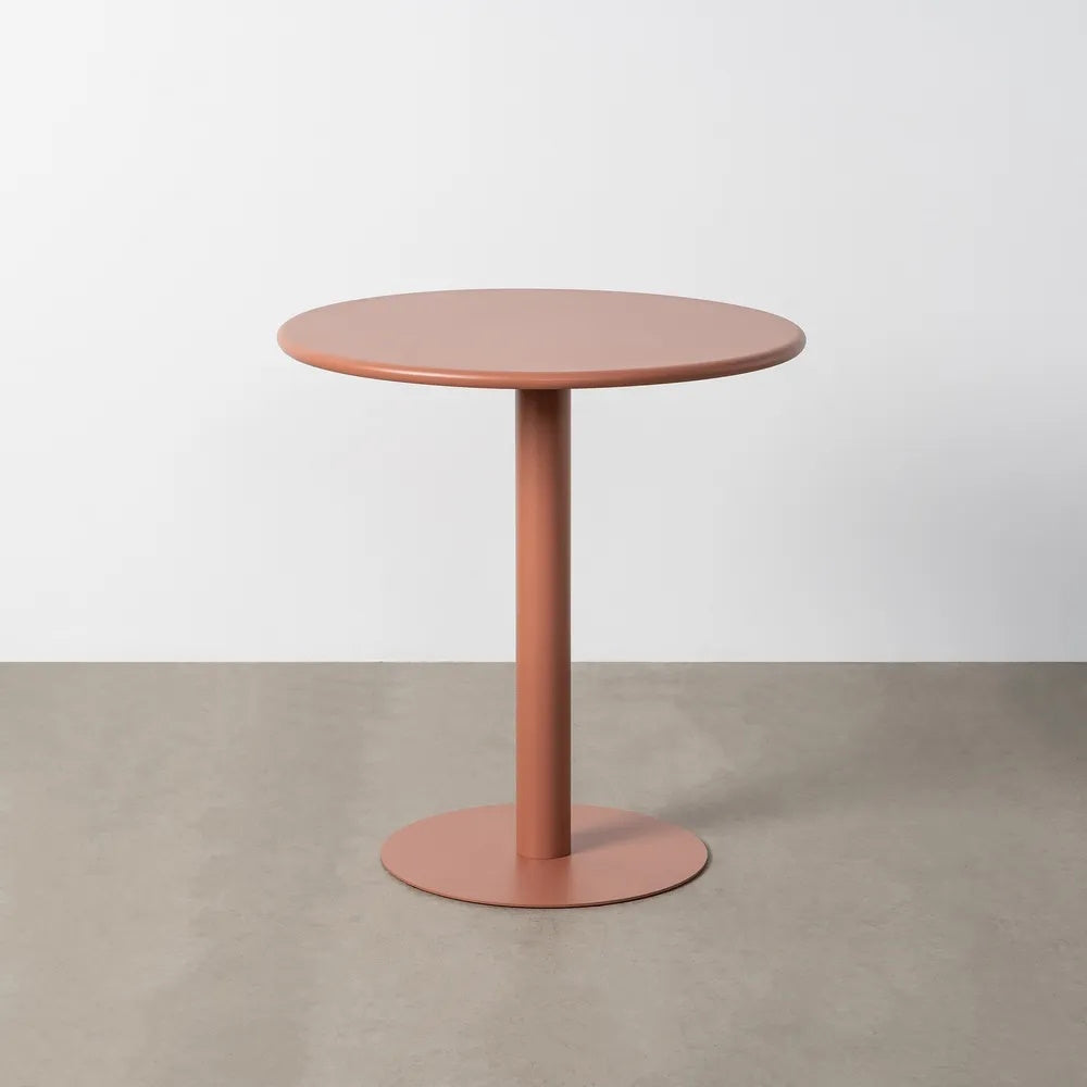 Mesa de Exterior em Metal Terracota