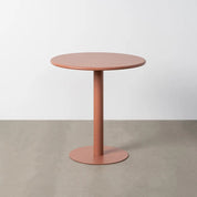 Mesa de Exterior em Metal Terracota