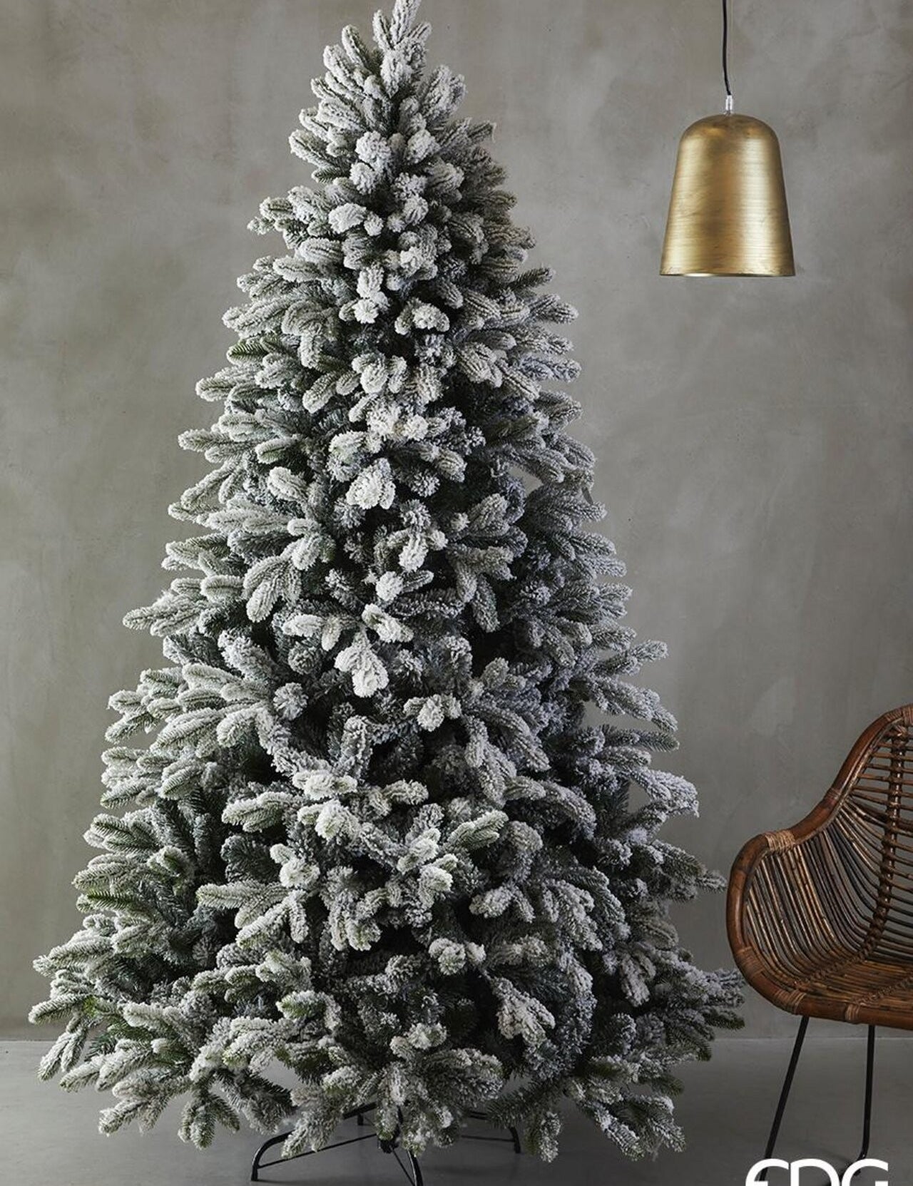 Árvore Natal 210H verde c neve