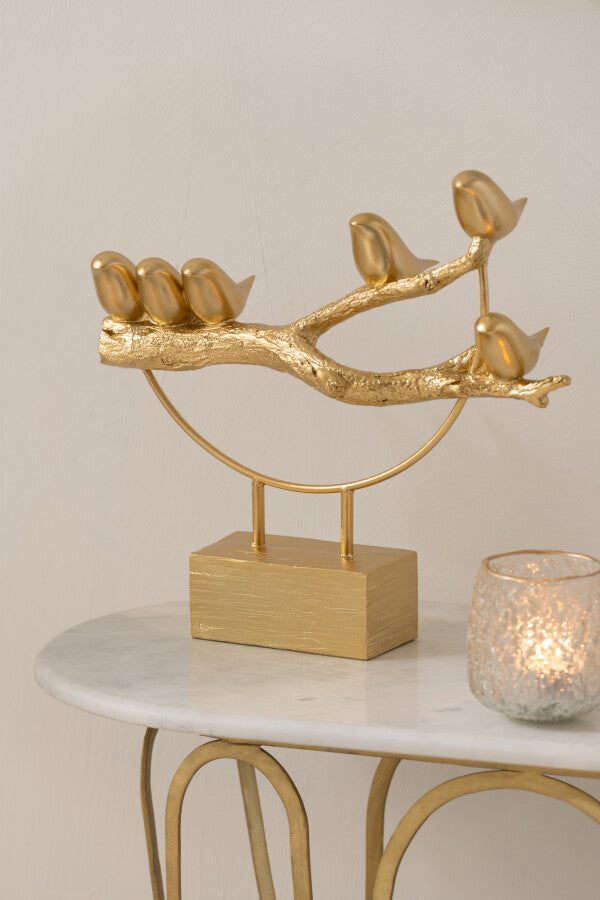 Escultura de Galha com Pássaros