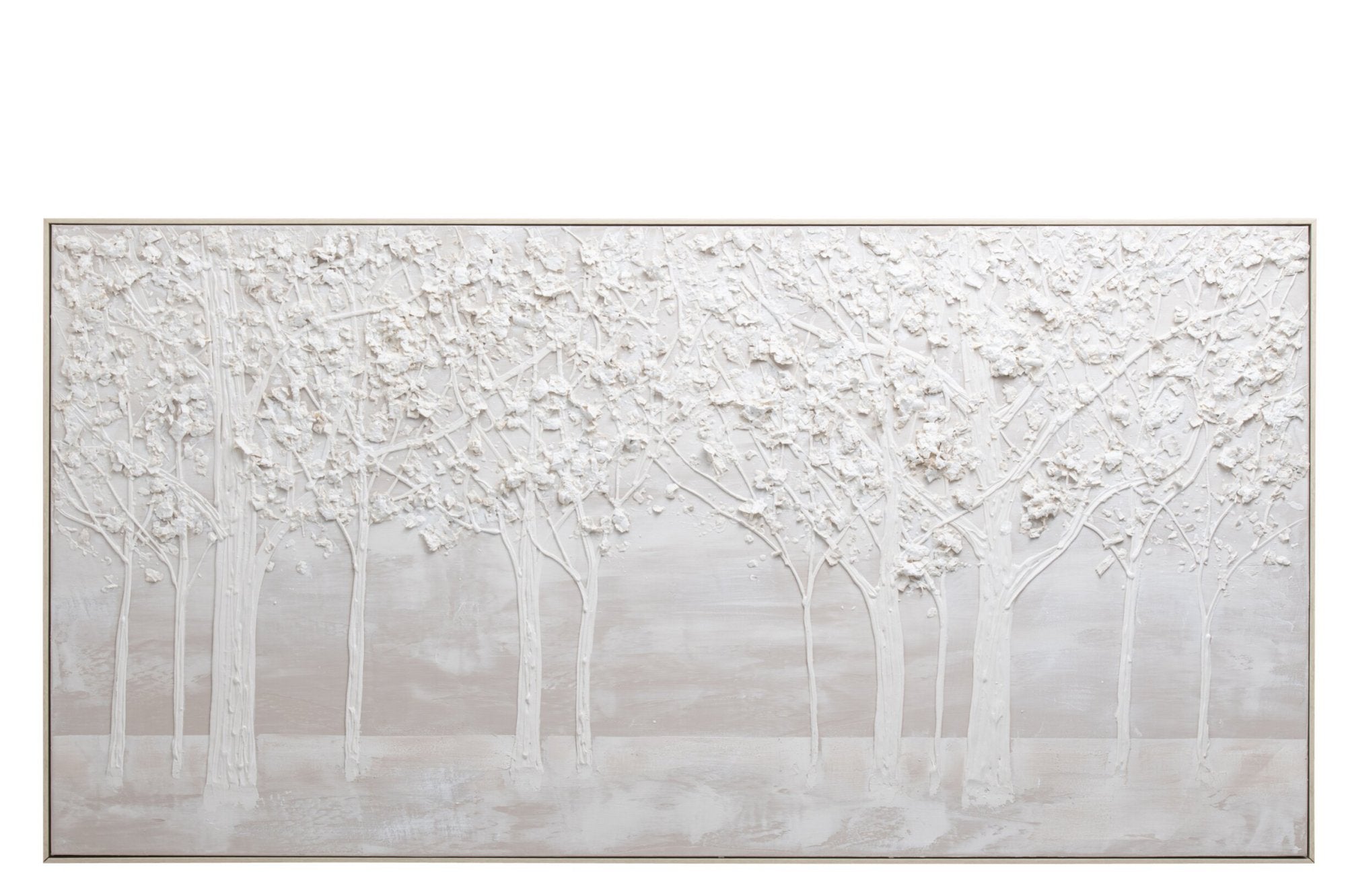 QUADRO FLORESTA BRANCO (182,5X5,5X92,5 CM)