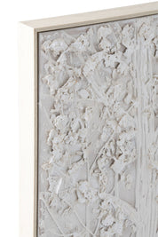 QUADRO FLORESTA BRANCO (182,5X5,5X92,5 CM)