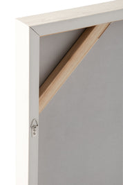 QUADRO FLORESTA BRANCO (182,5X5,5X92,5 CM)